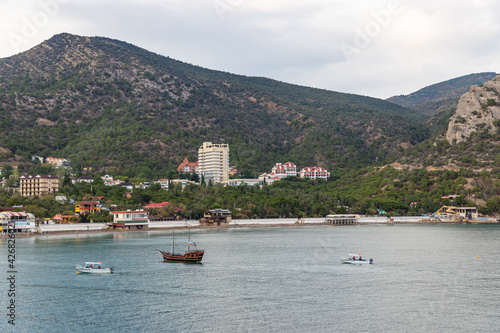 Green bay of Novy Svet (New World) location. Sudak area, Crimea. © umike_foto