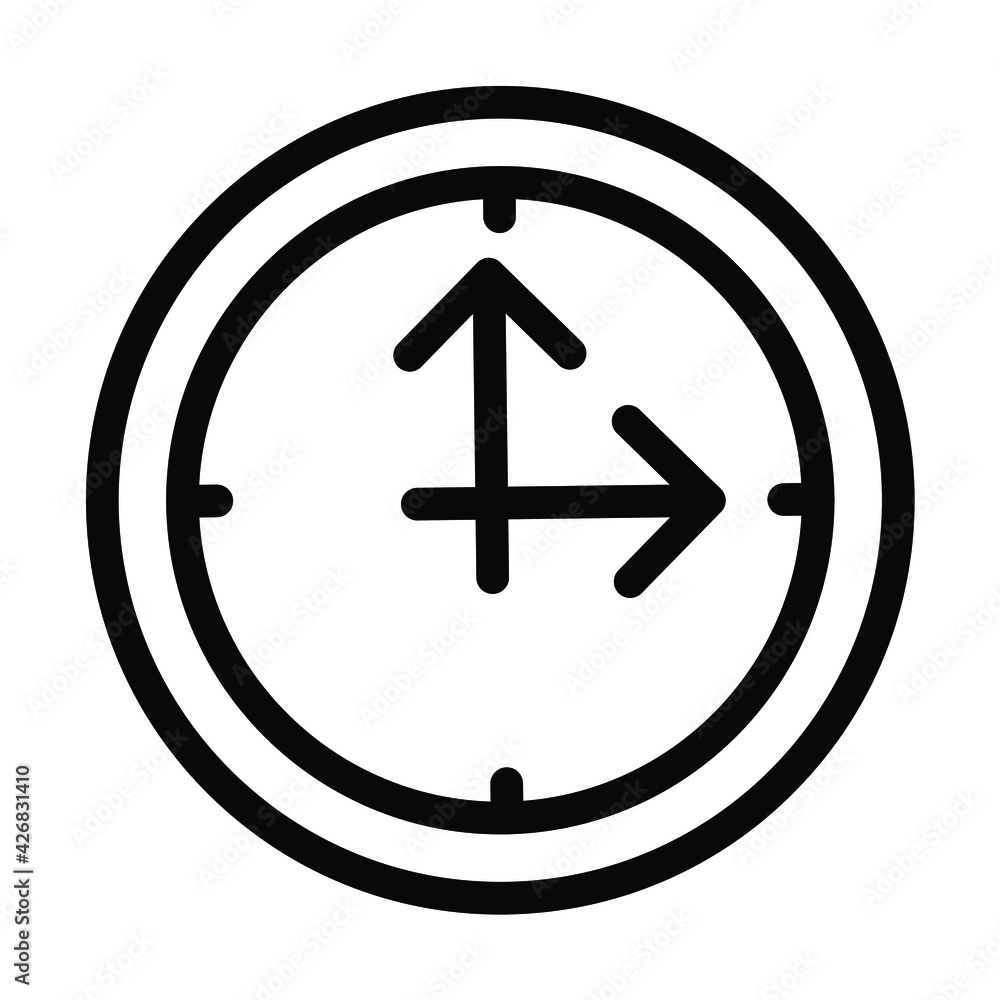 Project management and development vector icon, on white background Project management and development vector icon, on white background