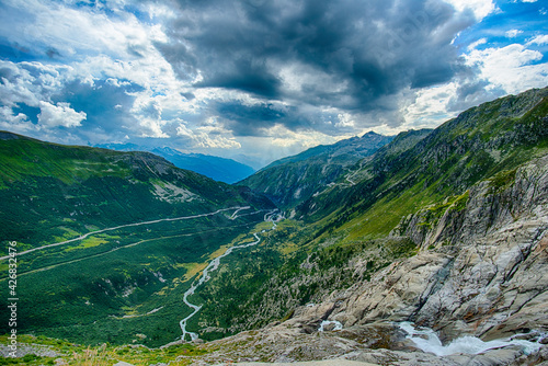 Rhone Gletscher & Rhonetal in der Schweiz