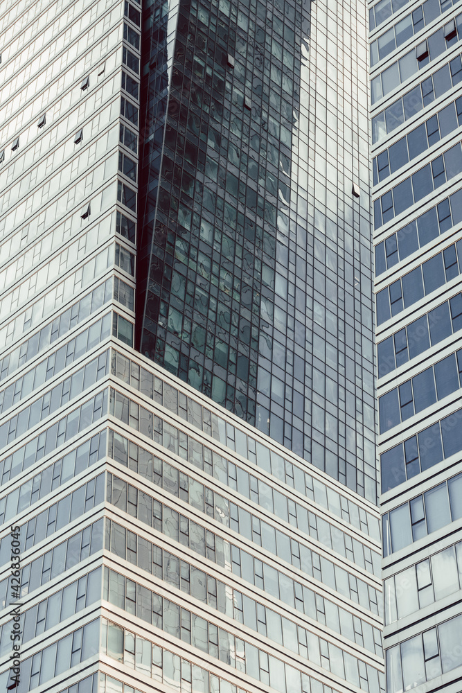 Abstract close up of the modern skyscraper in Tel Aviv Abstract close up of the modern skyscraper in Tel Aviv