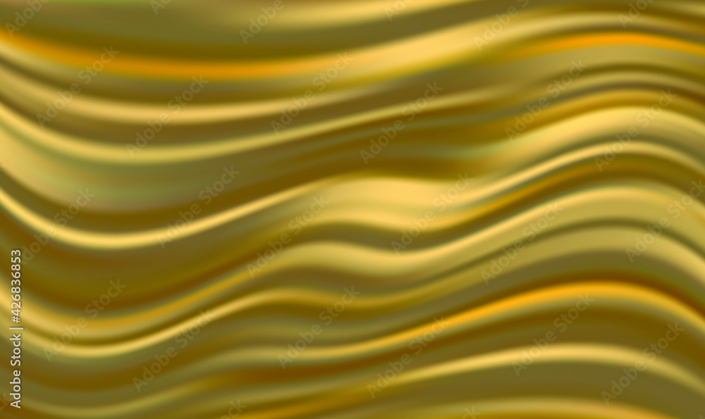 Elegant abstract gold silk background. Beautiful Gold Silk. Gold Satin Silky Cloth Fabric Textile Drape with Crease Wavy Folds background With soft waves, luxurious background Elegant abstract gold silk background. Beautiful Gold Silk. Gold Satin Silky Cloth Fabric Textile Drape with Crease Wavy Folds background With soft waves, luxurious background