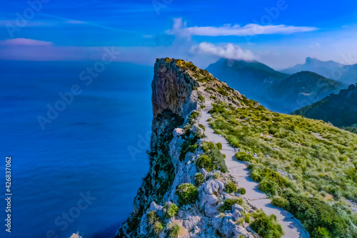 La Craveta- Before to arrive at LightHouse in Formentor Mallorca Spain 
