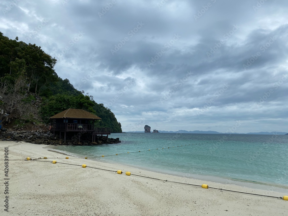 Fototapeta premium beach with hut