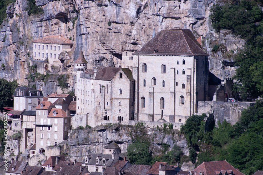 view of the town rocamadour