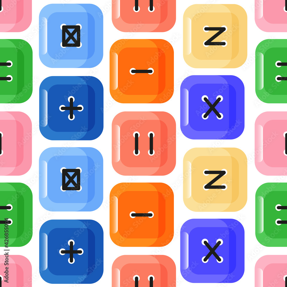 Seamless pattern with clothing buttons.