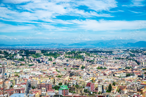 Overview of the city of Naples  Italy