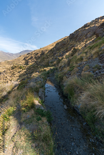 water canal in Sierra Nevada