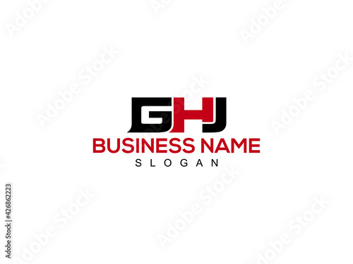 Letter GHJ Logo Icon design for Your Business photo