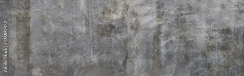 Large background image Is a panoramic image of rough concrete Modern concrete wall decoration..