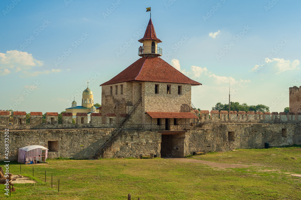 The main gate of the fortress in Bender, Transnistria (Moldova)