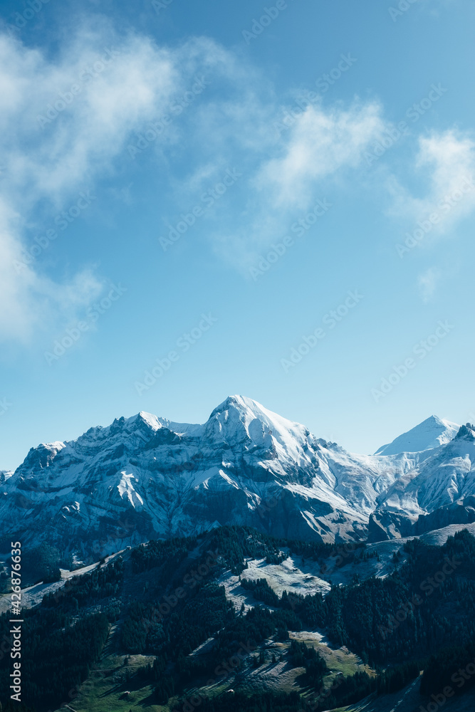 Mountains in Adelboden, Switzerland