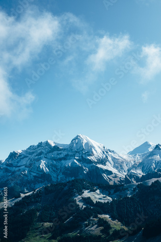 Mountains in Adelboden, Switzerland