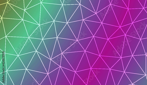 vector graphics for production, any subject,triangular pattern, abstract color palette