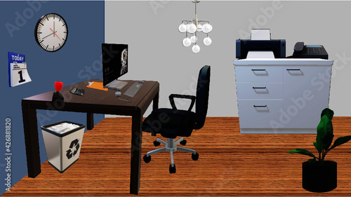 Au bureau