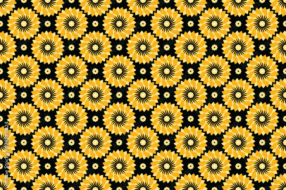 Seamless pattern with abstract geometric vector Seamless pattern with abstract geometric vector