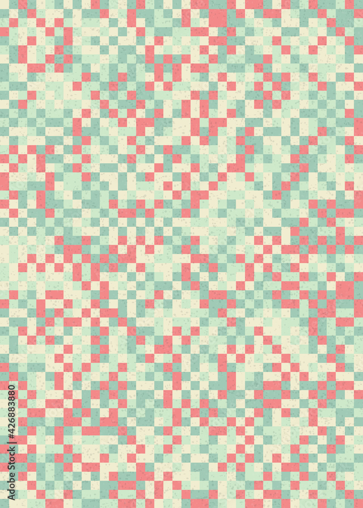 Fototapeta premium Abstract Geometric Pattern generative computational art illustration