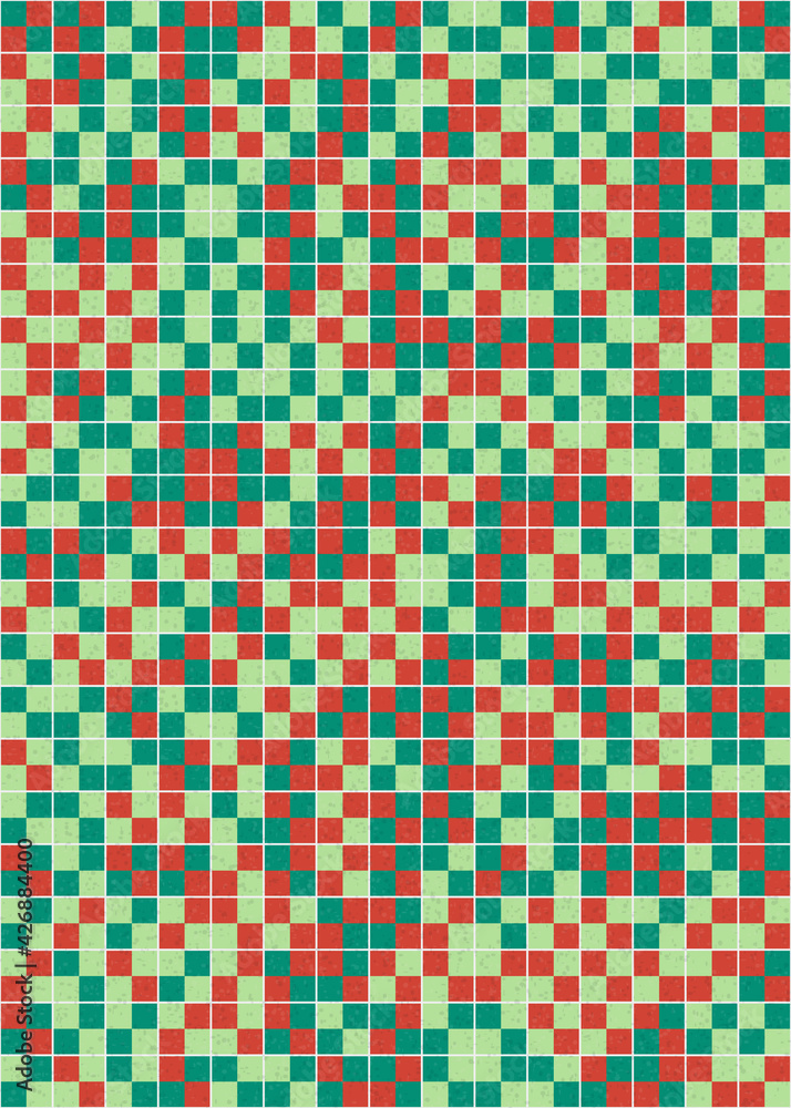 Fototapeta premium Abstract Geometric Pattern generative computational art illustration