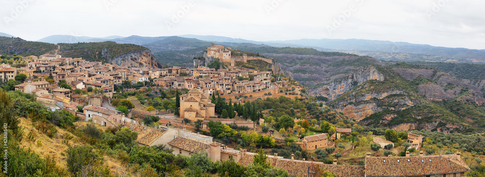 Alquezar, a beautiful medieval village in Huesca, Spain