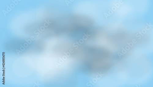 ciel nuageux , cumulus de pluie 