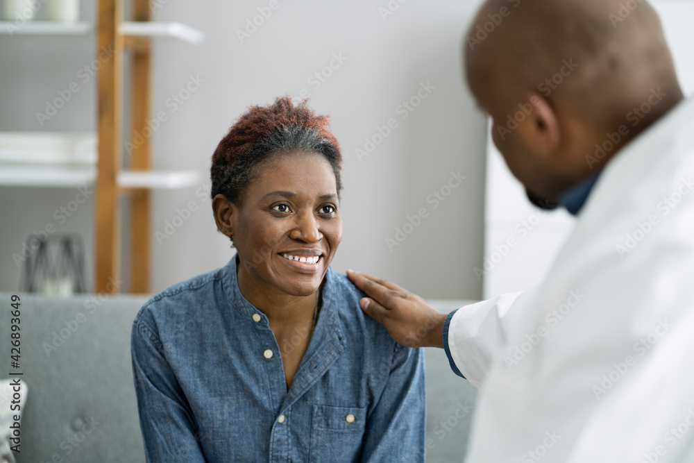 Doctor Talking With Elderly African Patient Doctor Talking With Elderly African Patient