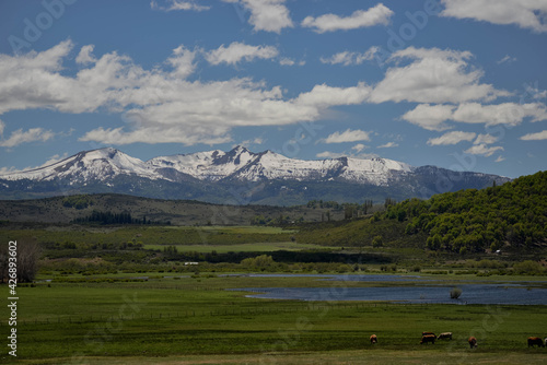 Montañas nevadas en Lonquimay - Chile