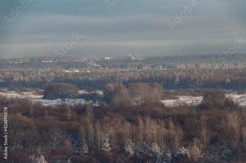 fog over the river