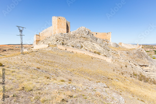 ruins of the medieval castle of Burgo de Osma city, province of Soria, Castile and Leon, Spain