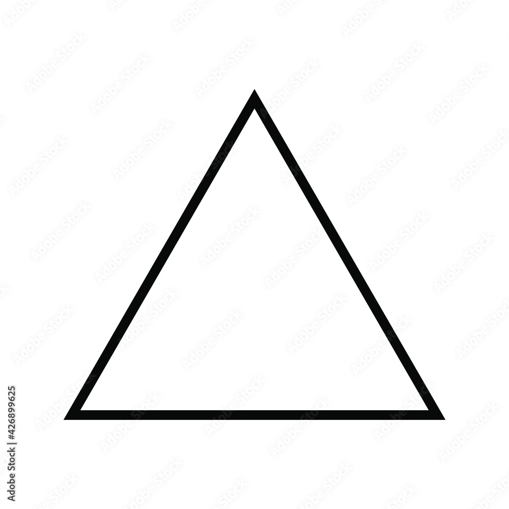 Triangle symbol design vector template on white background. eps 10 Triangle symbol design vector template on white background. eps 10