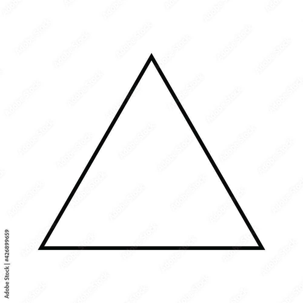 Triangle symbol design vector template on white background. eps 10 Triangle symbol design vector template on white background. eps 10