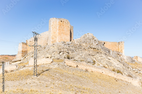 ruins of the medieval castle of Burgo de Osma city, province of Soria, Castile and Leon, Spain