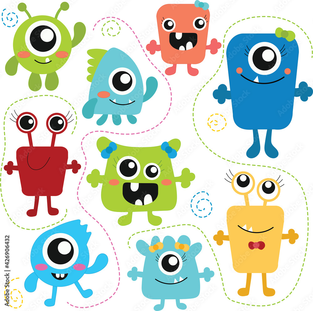 Fototapeta premium Fun monster