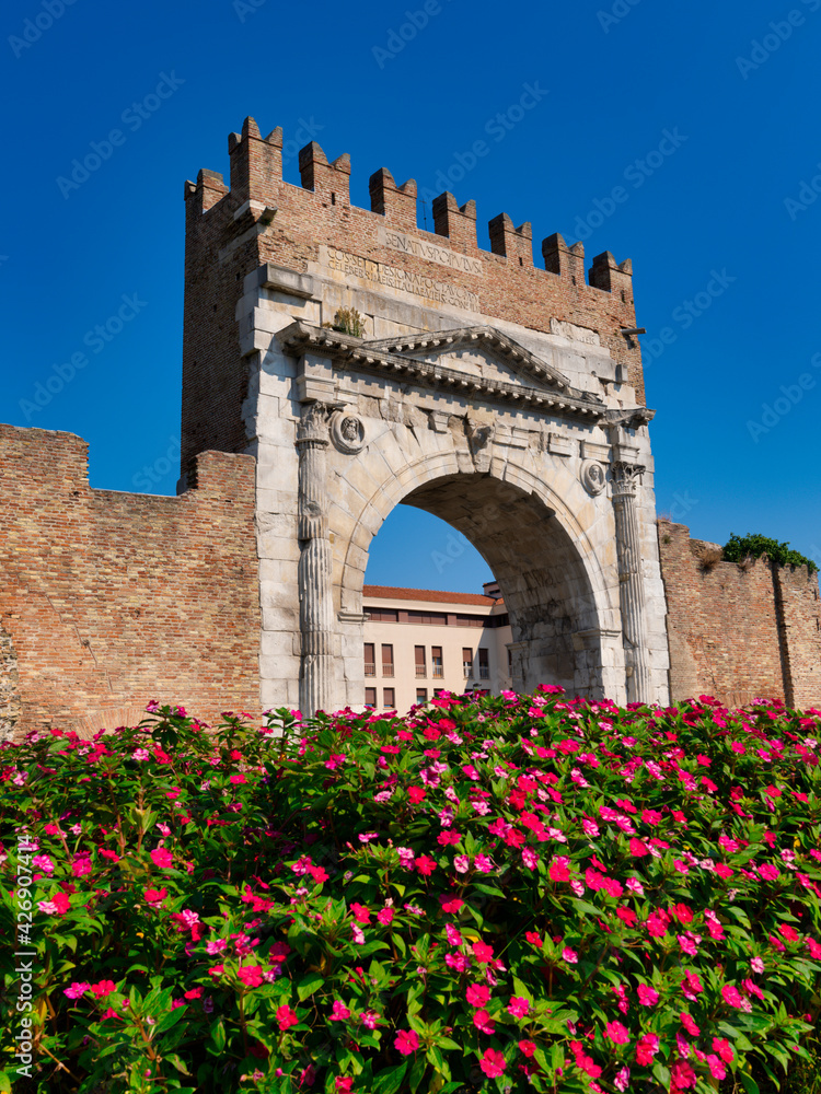 Arch of Augustus, Rimini, Emilia Romagna, Italy