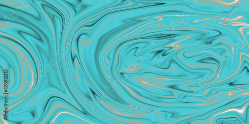 Abstract liquid background, texture ,blue