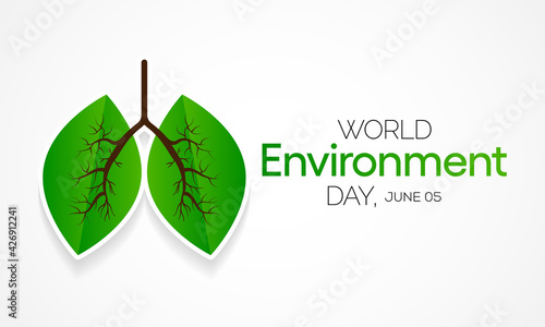 World Environment day is observed every year on June 5, it has been a flagship campaign for raising awareness on environmental issues emerging from marine pollution, human overpopulation. vector art.