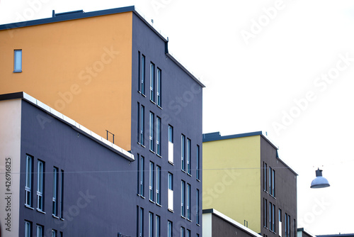 houses in the city, årsta, stockholm, sweden