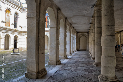 cloister of the cathedral of st john the baptist