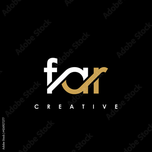 FAR Letter Initial Logo Design Template Vector Illustration