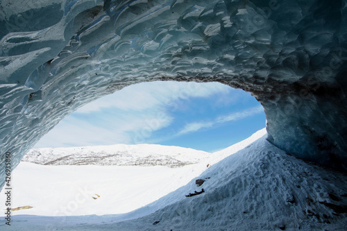 Castner Glacier Ice Cave on Richardson Hwy, Alaska