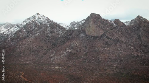 Light Snow in Arizona Mountains