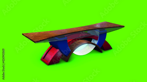 Virtual TV Studio News Desk. 3d Rendering. This background was created in high resolution with 3ds Max-Vray software. You can use it in your virtual studios.