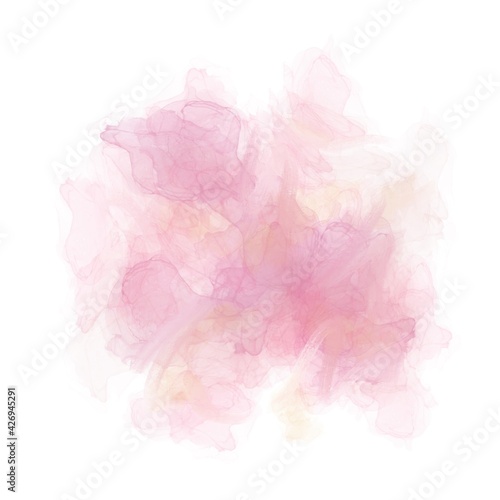 Alcohol ink abstract background, square format. Suitable for social media posting and for posters