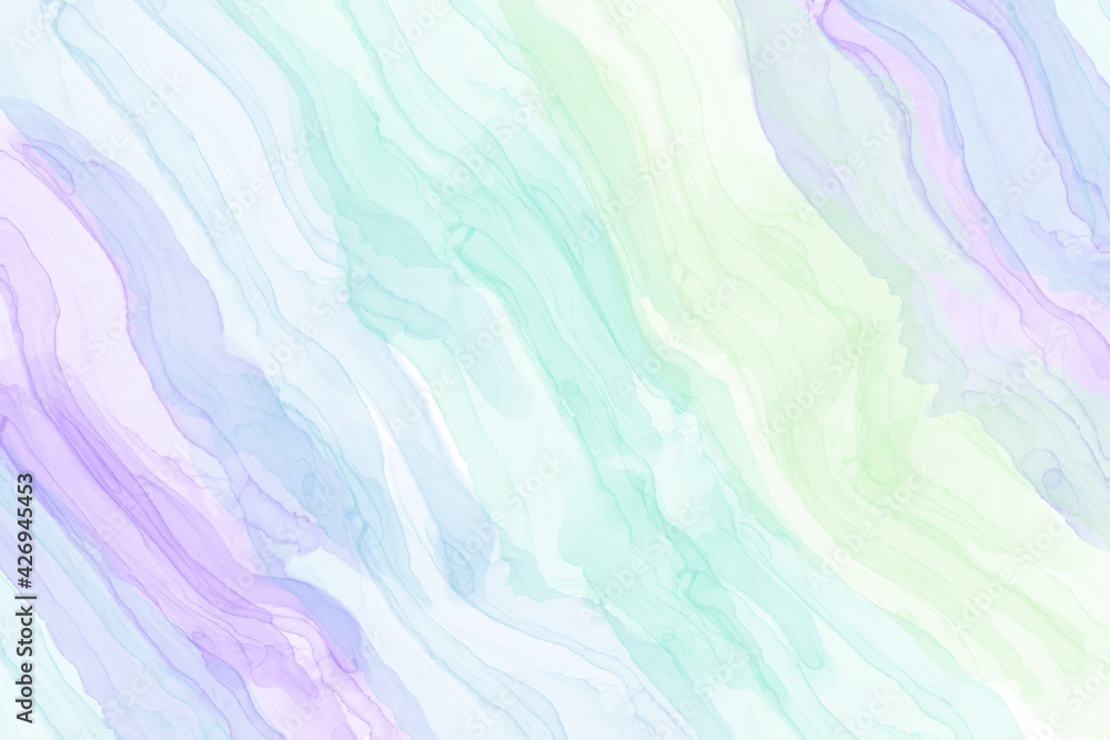 Alcohol ink abstract background, pastel colour pallet 