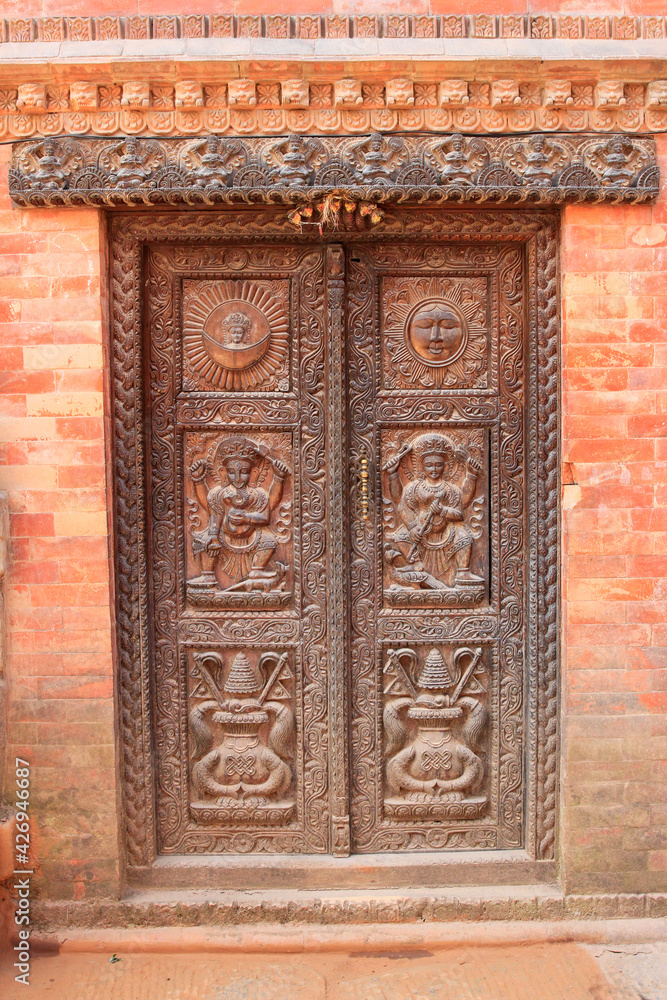 nepal style door