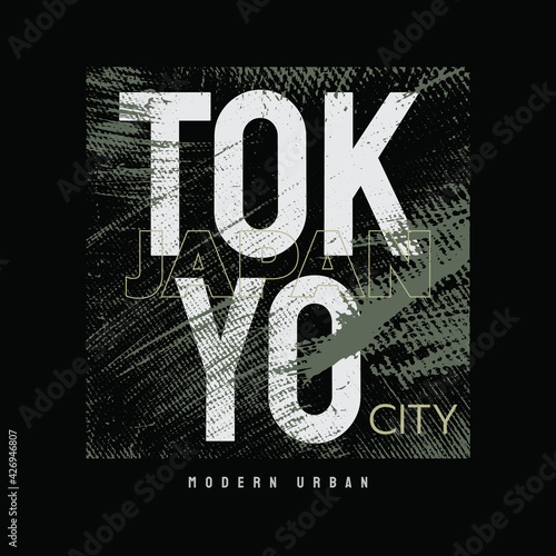 Photography Vector illustration of letter graphics, Tokyo Japan, creative clothing, perfect for the design of t-shirts, shirts, hoodies, etc