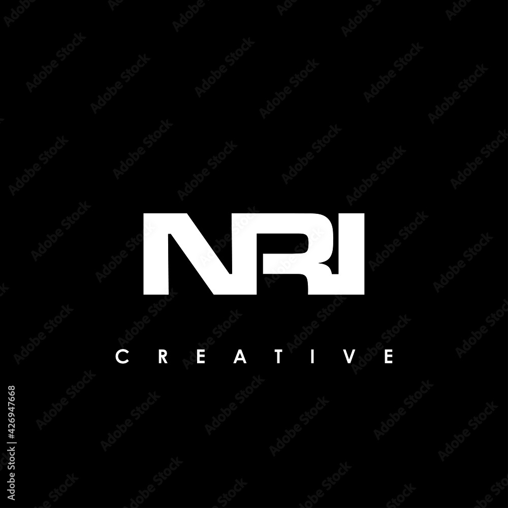 NRI Letter Initial Logo Design Template Vector Illustration NRI Letter Initial Logo Design Template Vector Illustration