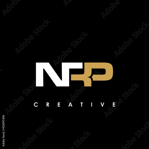 NRP Letter Initial Logo Design Template Vector Illustration photo