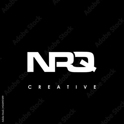 NRQ Letter Initial Logo Design Template Vector Illustration