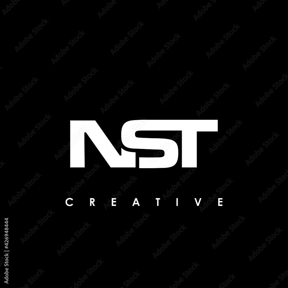 NST Letter Initial Logo Design Template Vector Illustration NST Letter Initial Logo Design Template Vector Illustration