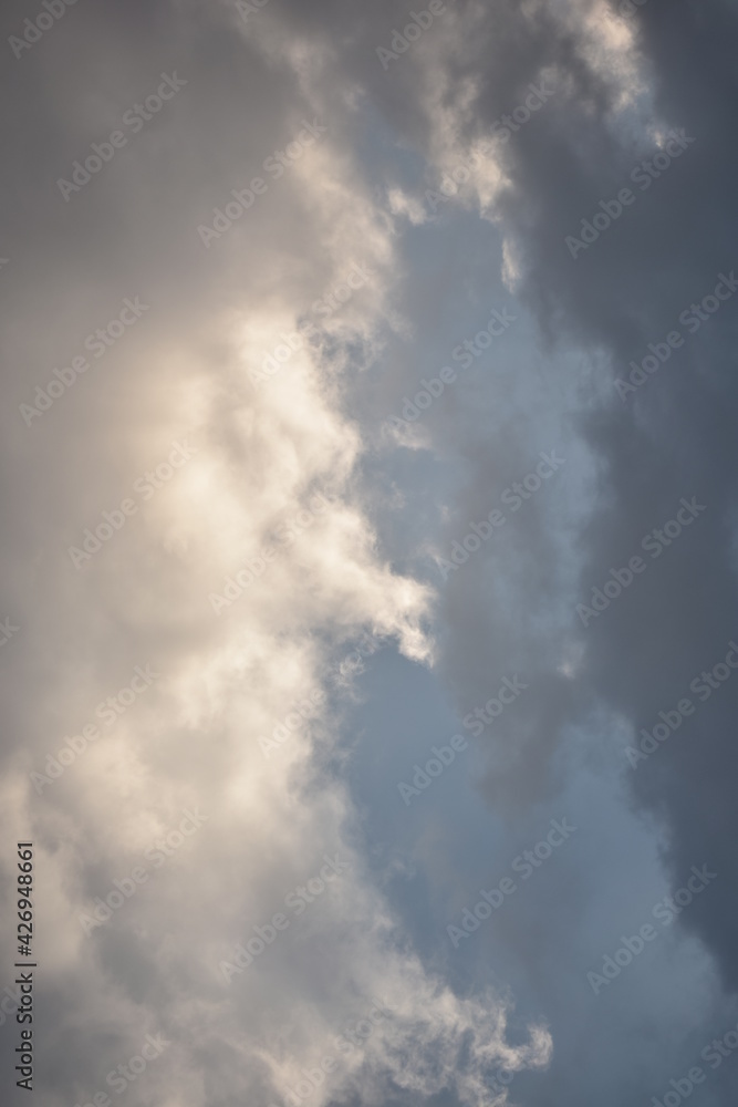 Obraz premium storm clouds timelapse