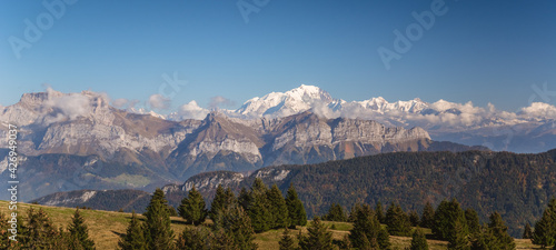 Panorama depuis le plateau du Semnoz